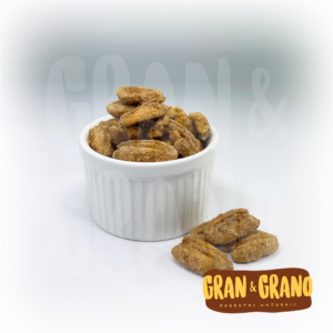 NOZES PECAN CARAMELIZADA( AÇÚCAR MASCAVO)